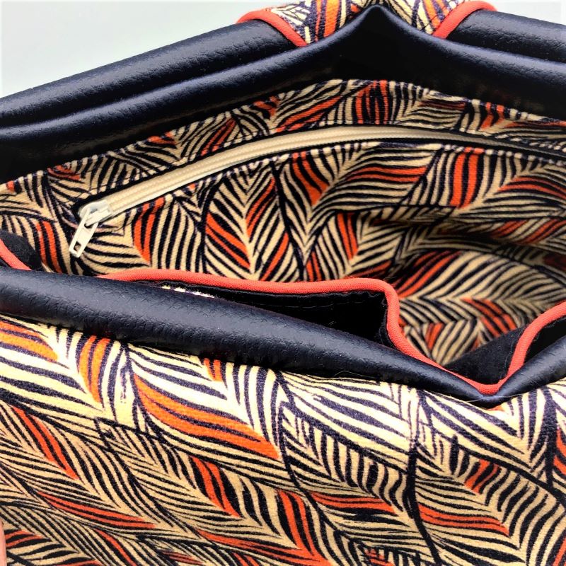 la poche zippée du sac à main Lupin