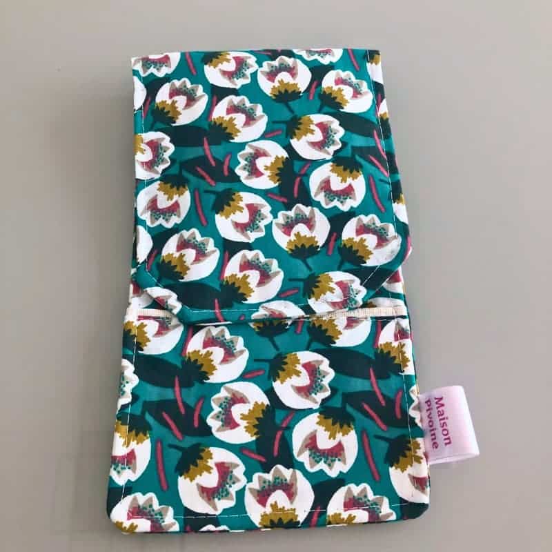 Pochette à couverts avec serviette. fabrication française. Maison Pivoine