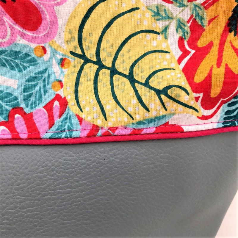 Détail du sac cabas magnolia