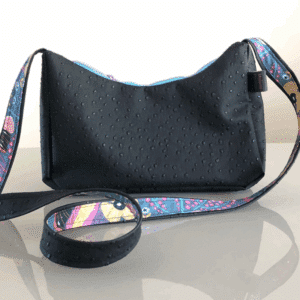 Sac demi-lune noir