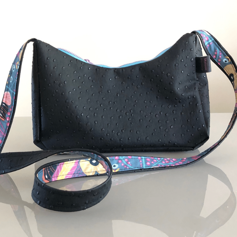 Sac demi-lune noir