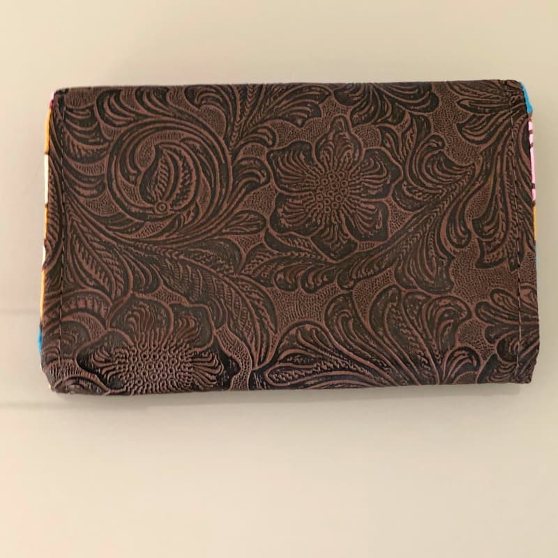 porte monnaie femme marron de chez Maison Pivoine