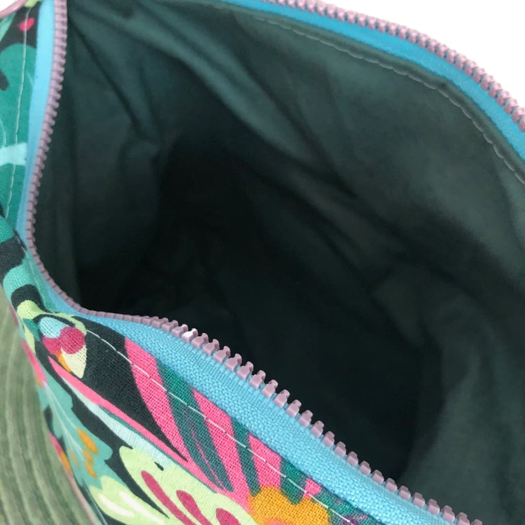 Trousse pochette multifonction Maison Pivoine, fabrication à la main française