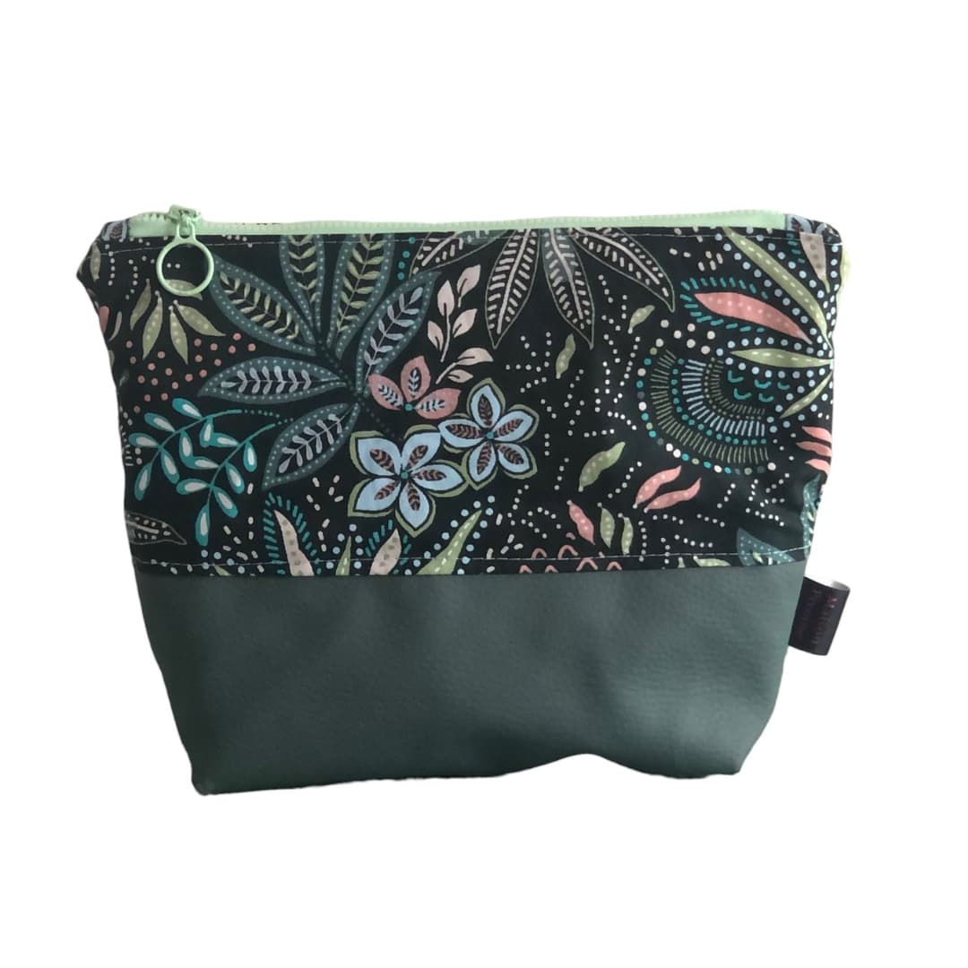 Trousse pochette multifonction Maison Pivoine, fabrication à la main française