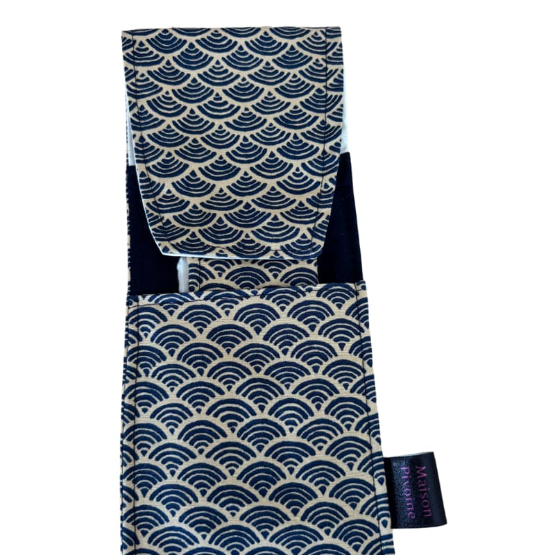 Pochette à brosse à dents et rasoir pour homme - Fait main en France par Maison Pivoine
