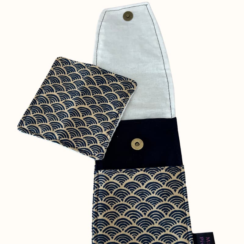 Pochette à brosse à dents et rasoir pour homme - Fait main en France par Maison Pivoine
