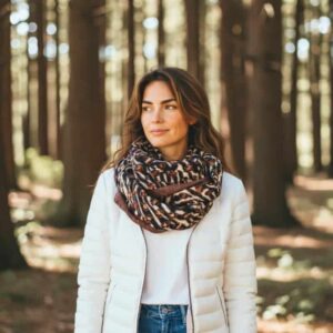 echarpe-tube-femme-leopard cache cou femme leopard