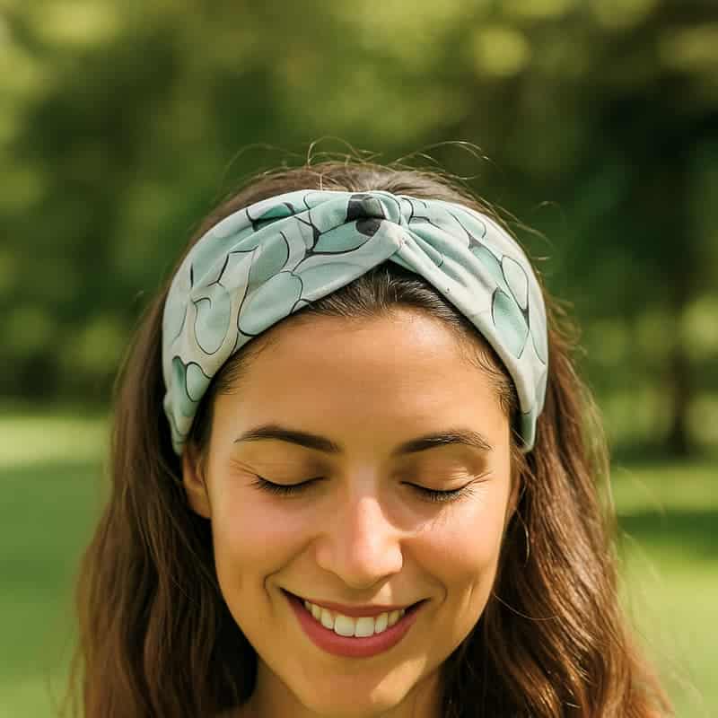 bandeau pour femme de couleur vert