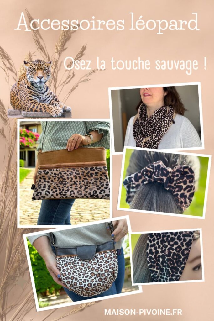 imprime-leopard-ose housse d'ordinateur, sac, bandeau, les accessoires léopard