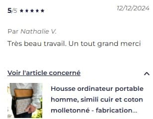 avis positif sur les pochettes d'ordinateur pour les hommes