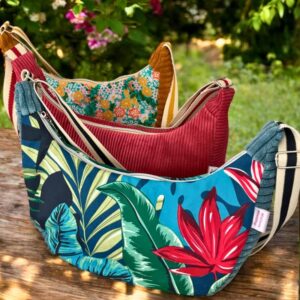 sac-banane-demi-lune-femme sac banane demi lune fait main en France